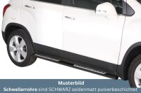 Schwellerrohre Design Schwarz für CHEVROLET Trax...