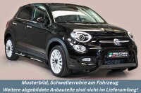 Schwellerrohre Design Schwarz für Fiat 500X...