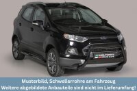 Schwellerrohre Design Schwarz für Ford Ecosport...