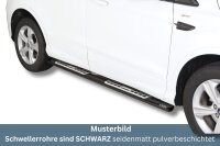 Schwellerrohre Design Schwarz für FORD Kuga Bj....