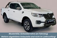 Schwellerrohre Design Schwarz für RENAULT Alaskan...