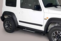 Schwellerrohre Design Schwarz für SUZUKI Jimny GJ HJ...