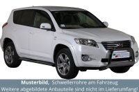 Schwellerrohre Design Schwarz für TOYOTA RAV 4 2010-12 Edelstahl mit TÜV