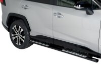 Schwellerrohre Design Schwarz für TOYOTA RAV 4...