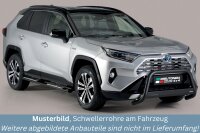 Schwellerrohre Design Schwarz für TOYOTA RAV 4...