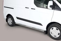 Schwellerrohre Design für Ford Transit Custom (L1) Bj.2013- V2A mit TÜV