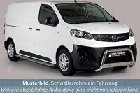 Schwellerrohre Design für OPEL Vivaro Bj.19- & Zafira Life Bj.20- (L2) mit TÜV