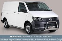 Schwellerrohre Design für VW T6 & T6.1 ab Bj.15- Edelstahl mit TÜV