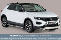 Schwellerrohre Design für VW T-ROC ab Bj.17- Edelstahl mit TÜV