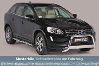 Schwellerrohre Design für VOLVO XC60 Bj.08-17 Edelstahl mit TÜV