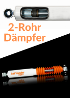 2 Stoßdämpfer Trailmaster für Jeep Commander XK XH 30-60mm Bj 05- Hinten