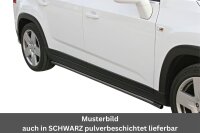 Schwellerrohre ohne Tritt für CHEVROLET Orlando KL1Y Edelstahl poliert Ø40mm TÜV