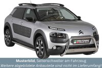 Schwellerrohre ohne Tritt für Citroen C4 Cactus...