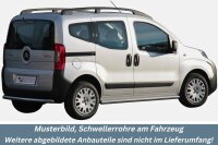 Schwellerrohre ohne Tritt für Citroen Nemo Bj.2007-  Edelstahl poliert Ø63mm TÜV