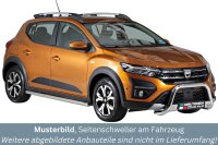 Schwellerrohre ohne Tritt für Dacia Sandero Stepway...