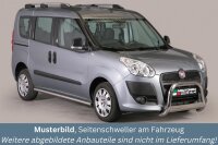 Schwellerrohre ohne Tritt für Fiat Doblo 2010-2015...