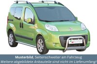 Schwellerrohre ohne Tritt für Fiat Fiorino Bj. 2008-...