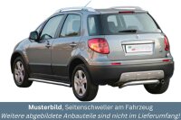 Schwellerrohre ohne Tritt für Fiat Sedici Bj.2006-...