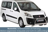 Schwellerrohre ohne Tritt für Fiat Scudo kurz 2006-...