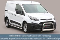 Schwellerrohre ohne Tritt für Ford Transit Connect 2014-2017 Edelstahl poliert Ø63mm TÜV