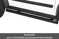 Schwellerrohre ohne Tritt für Ford Transit Courier / Tourneo 2014-2017 Edelstahl poliert Ø63mm TÜV