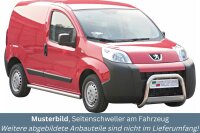 Schwellerrohre ohne Tritt für Peugeot Bipper Bj.08-...