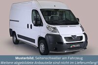 Schwellerrohre ohne Tritt für Peugeot Boxer Bj.06-...