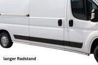 Schwellerrohre ohne Tritt für Peugeot Boxer Bj.06- & 14- Edelstahl poliert Ø63mm TÜV