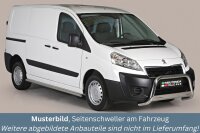 Schwellerrohre ohne Tritt für Peugeot Expert Bj.06-15 Edelstahl poliert Ø63mm TÜV