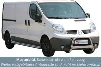 Schwellerrohre ohne Tritt für Renault Trafic...