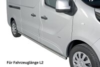 Schwellerrohre ohne Tritt für Renault Trafic 3 2014-...