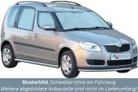 Schwellerrohre ohne Tritt für Skoda Roomster 5J...