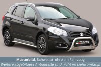 Schwellerrohre ohne Tritt für Suzuki SX4 S-Cross 13- Edelstahl poliert Ø63mm TÜV