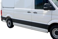 Schwellerrohre ohne Tritt für VW Crafter Bj.17-...