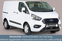 Schwellerrohre SCHWARZ ohne Tritt für Ford Transit...