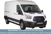 Schwellerrohre SCHWARZ ohne Tritt für Ford Transit...