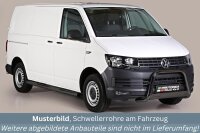 Schwellerrohre mit Tritt SCHWARZ für VW T6 &...