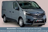 Frontbügel Edelstahl schwarz für Renault Trafic 3 2019-2020 Ø63mm mit Gutachten