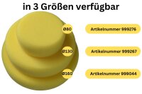 Koch Chemie Schleifschwamm gelb, mittelhart Ø80mm