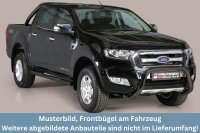 Frontbügel Edelstahl schwarz für Ford Ranger...