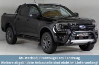 Frontbügel Edelstahl schwarz für Ford Ranger 2023- Ø76mm ABE Frontschutzbügel