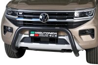 Frontbügel Edelstahl schwarz für VW Amarok 2023- Ø76mm mit ABE Bullbar