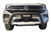 Frontbügel Edelstahl schwarz für VW Amarok 2023- Ø76mm mit ABE Bullbar