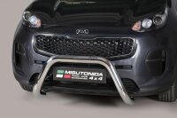 Frontbügel Edelstahl für Kia Sportage 2018-2021 Ø76mm ABE Frontschutzbügel Bullbar