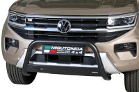 Frontbügel Edelstahl schwarz für VW Amarok 2023- Ø63mm mit ABE Bullbar