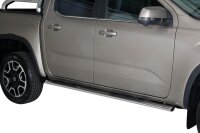 Schwellerrohre oval mit Tritt für VW Amarok II 2023-...