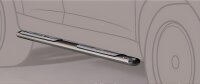 Schwellerrohre Design für VW Amarok II Bj. 2023- Edelstahl