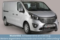 Schwellerrohre SCHWARZ mit Tritt für RENAULT Trafic...