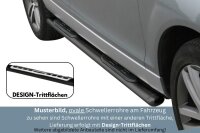 Schwellerrohre Design SCHWARZ für Audi Q7 4L Bj....