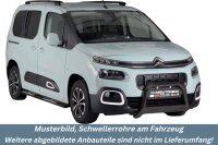 Schwellerrohre SCHWARZ Design für CITROEN Berlingo...